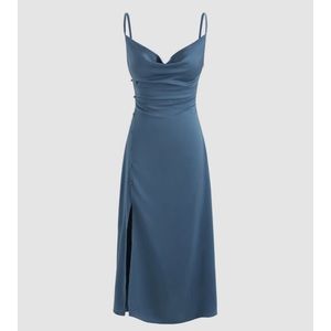 NWT SLIP DRESS BLUE